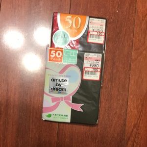 Nwt Japan pantyhose stockings bundle L